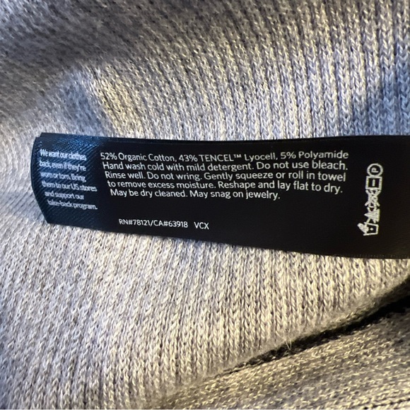 Eileen Fisher Black and Gray Open Cardigan jacket - Picture 8 of 8